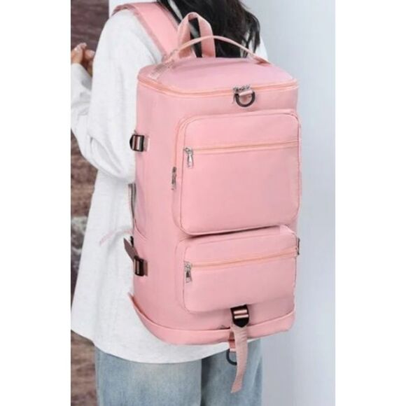 Large Pink Travel Bag/Bacpack - Picture 3 of 6